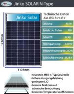 Balkonkraftwerk 1335Wp Ja Solar mit Growatt 800W ‪für Balkon – Bild 4