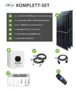 Balkonkraftwerk 1335Wp JA Solar Bifazial N-Type JAM54D40-445/LB mit Growatt Mic-800 Tlx Wechselrichter 800W – Bild 5