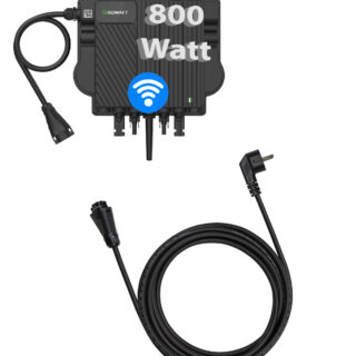 Growatt NEO-800M-X 800W Mikrowechselrichter integriertem WiFi mit 5m Kabel für Balkonkraftwerk