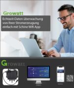 Balkonkraftwerk 1200Wp Bifazialer Glas Glas N-Type PV-Leistung 890Wp Growatt Neo 800W – Bild 5